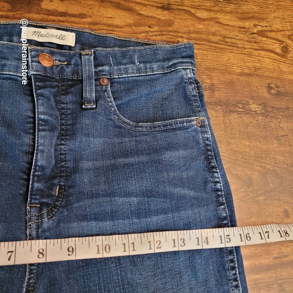Madewell Jeans 28 Skinny 10" High Rise Hayes Wash F4684 Tummy Control Stretch - Picture 9 of 12